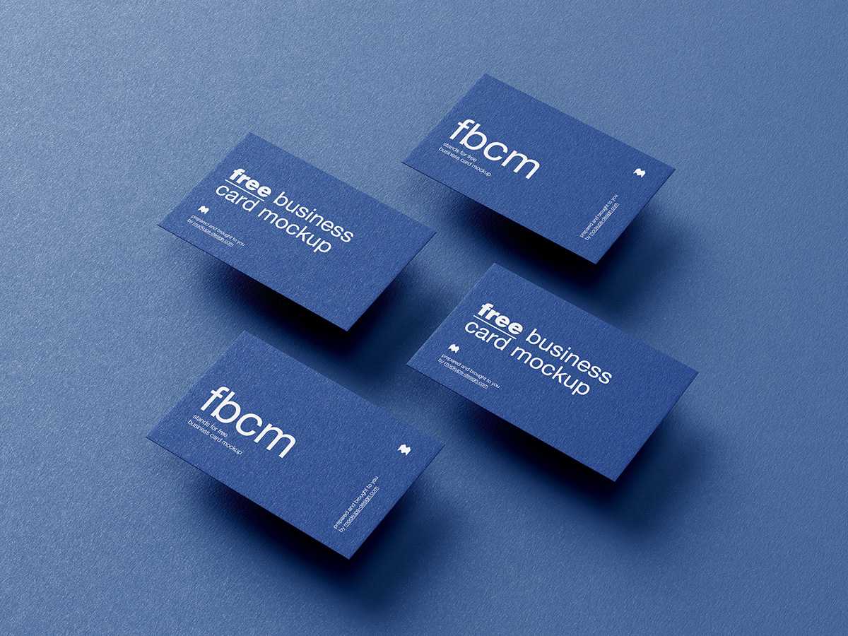 Minimalistic business cards mockup - Instant download