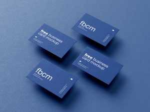 Minimalistic business cards mockup - Instant download