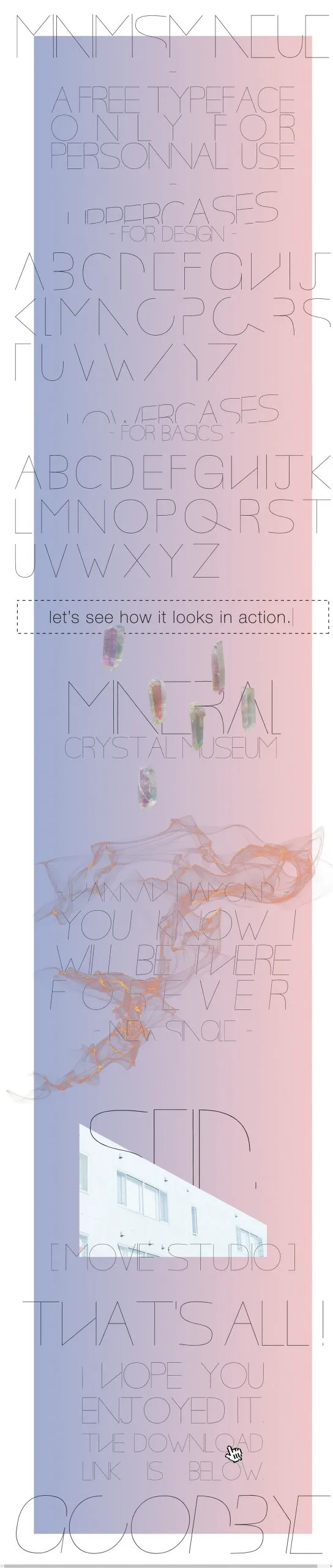 Minimism Neue Typeface