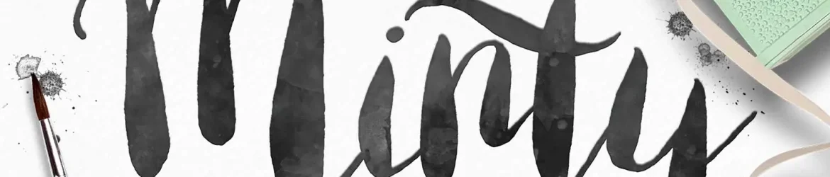 Minty Brush Font