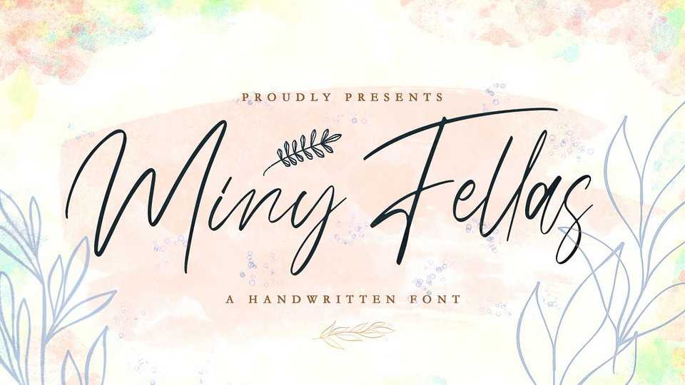 Miny Fellas Script Font › Fontesk