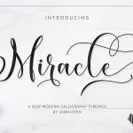 Miracle Calligraphy Font