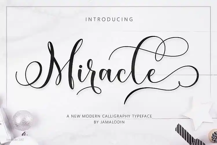 Miracle Calligraphy Font