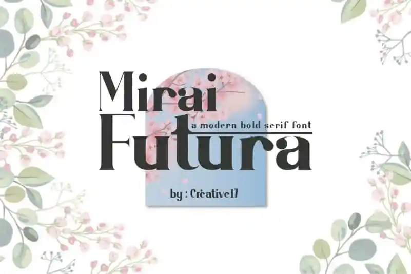 Mirai Futura Serif font