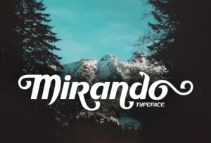 Mirando Display Font