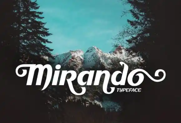 Mirando Display Font