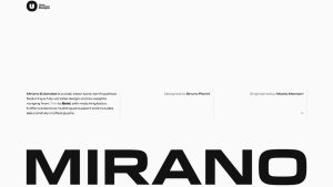 Mirano Font › Fontesk