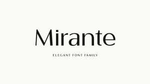 Mirante Font Family › Fontesk