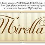 Mirella Script font