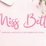 Miss Betty Script Font