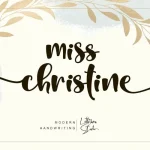 Miss Christine Font - Fonte Grátis Miss Christine Font