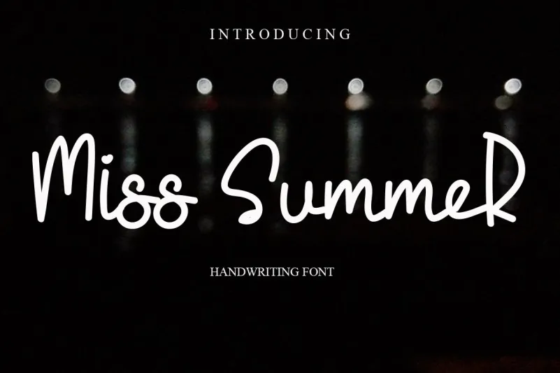 Miss Summer Font