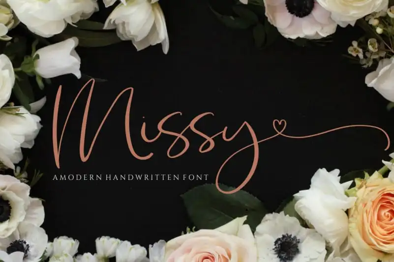 Missy Script Font