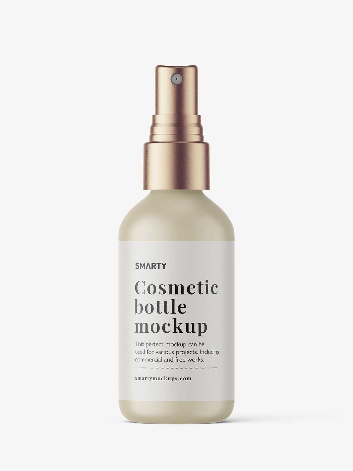 Mist spray bottle in matt version