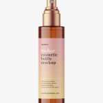 Mist spray bottle mockup / amber