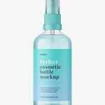 Mist spray bottle mockup / clear - Free PSD Download Mist spray bottle mockup / clear
