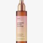 Mist spray bottle mockup / frosted amber