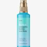 Mist spray bottle mockup / glossy