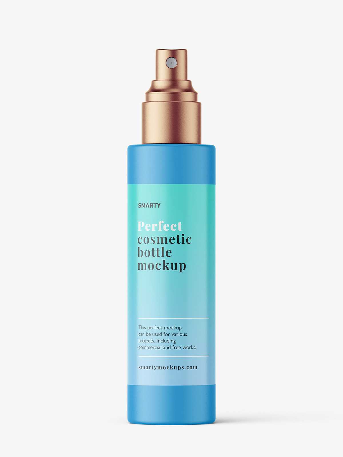 Mist spray bottle mockup / matt