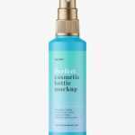 Mist spray bottle mockup / matt