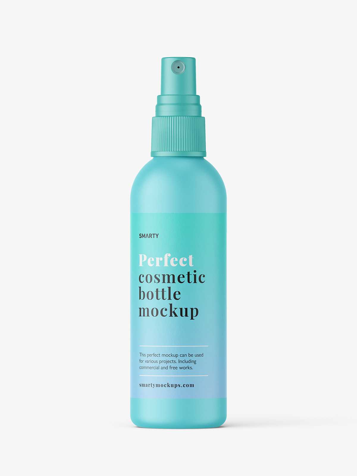 Mist spray bottle mockup / matt