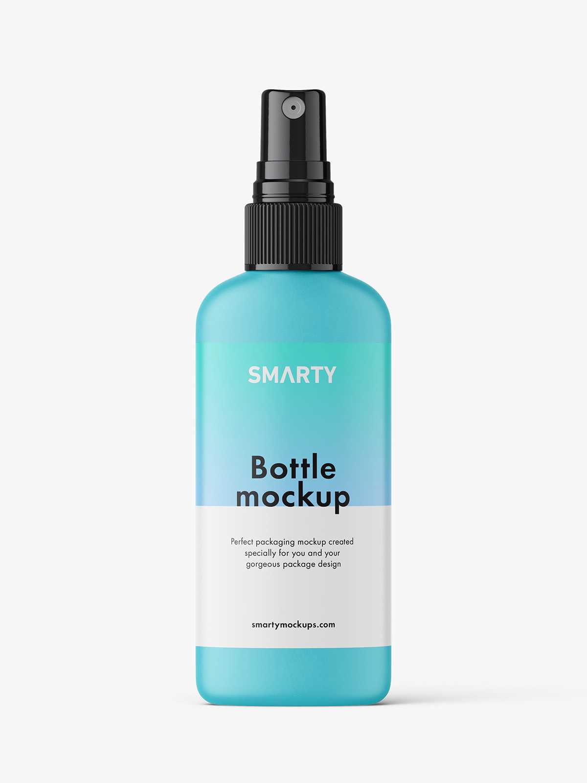 Mist spray bottle mockup / matt
