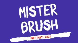 Mister Brush Font › Fontesk