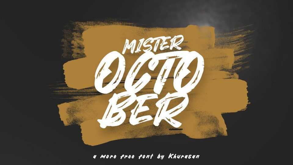 Mister October Font › Fontesk