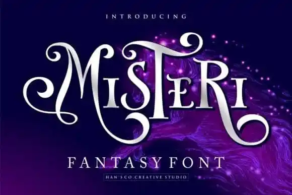 Misteri Display Font