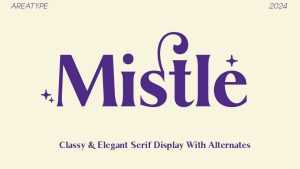 Mistle Font › Fontesk