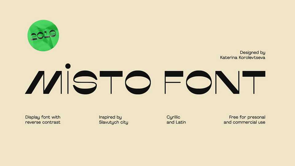 Misto Font › Fontesk