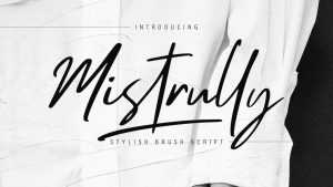 Mistrully Script Font › Fontesk