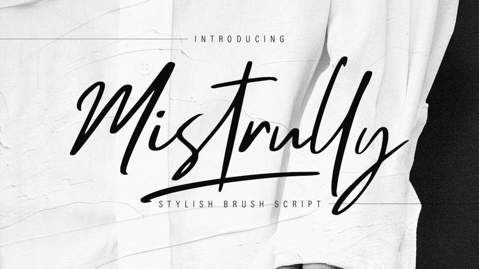 Mistrully Script Font › Fontesk