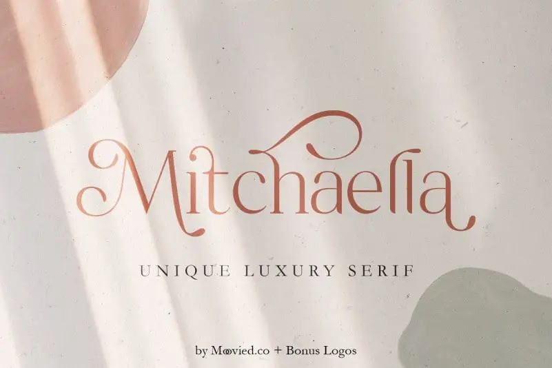 Mitchaella Luxury Serif Font