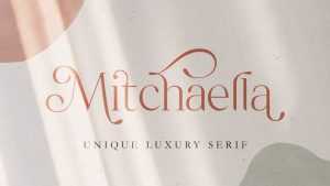Mitchaella Serif Font › Fontesk