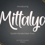 Mittalya Font - Fonte Grátis Mittalya Font