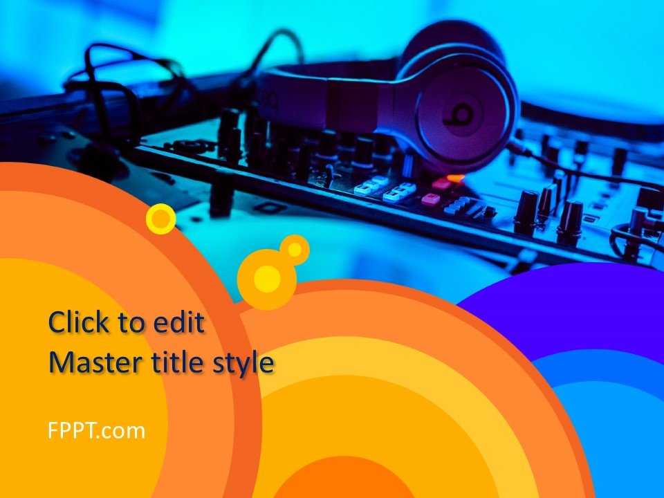 Mixer PowerPoint Template