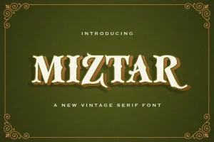 Miztar Blackletter Font