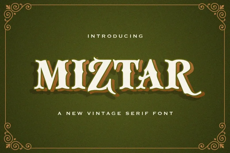 Miztar Blackletter Font