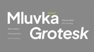 Mluvka Grotesk Font Family › Fontesk