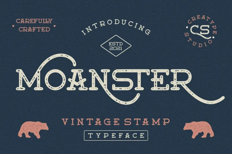 Moanster Display Font