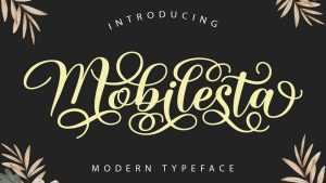 Mobilesta Font › Fontesk
