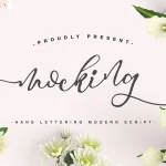 Mocking Script Font - Fonte Grátis Mocking Script Font