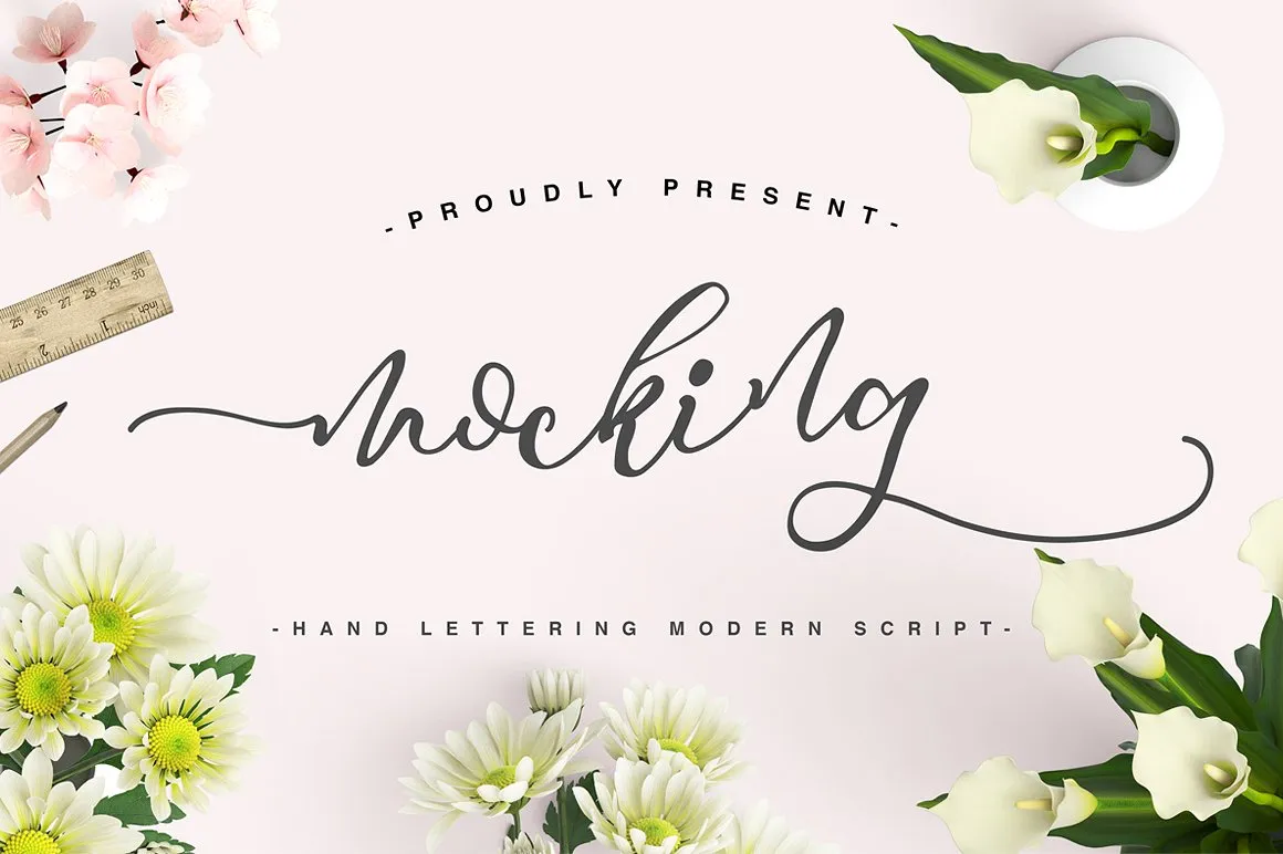 Mocking Script Font