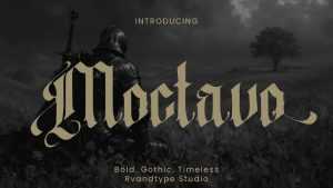 Moctavo Blackletter Font › Fontesk