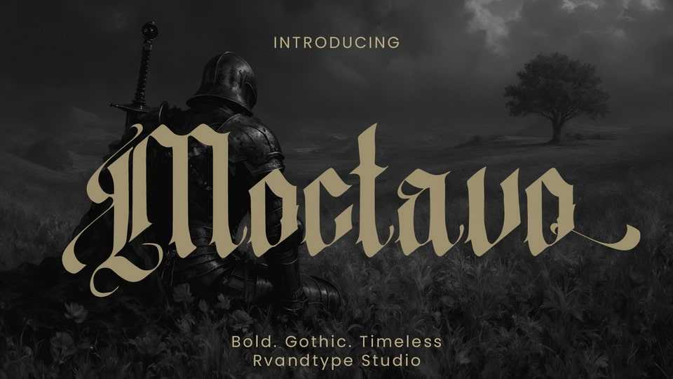 Moctavo Blackletter Font › Fontesk