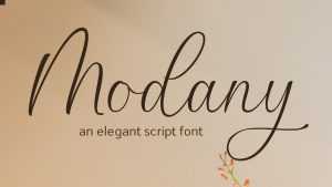 Modany Font › Fontesk