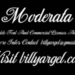 Moderata Script Font