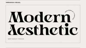 Modern Aesthetic Font › Fontesk
