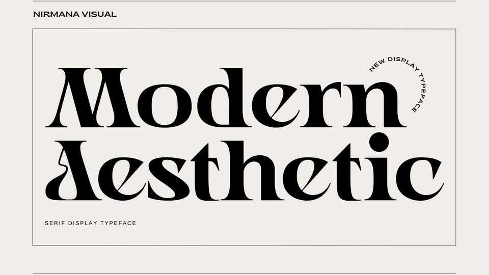 Modern Aesthetic Font › Fontesk